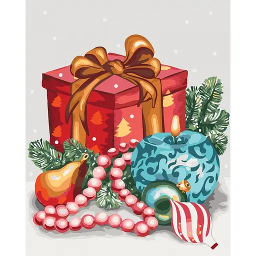 Набор для росписи по номерам Натюрморт Аромат праздника, 40x50 см, КНО5533