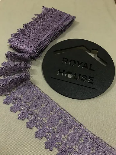 Мереживо Арфа бузкове - фото 2