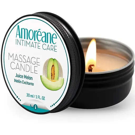 Масажна свічка Amoreane з ароматом Стиглої дині 30 мл