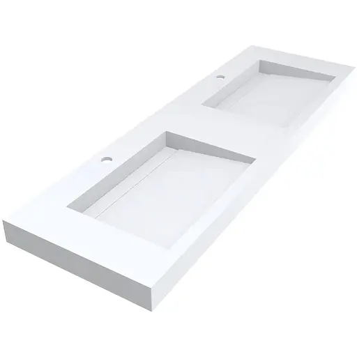 Умывальник Miraggio Agness 1500 mirasoft 0001060, Белый матовый - фото 1