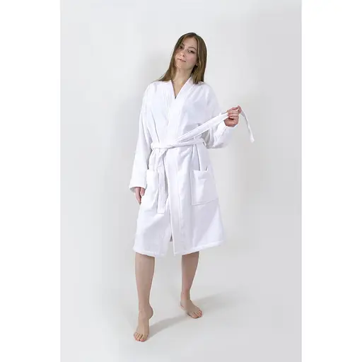 Халат-кімоно Lotus Home Vera білий S/M (svt-2000022350716)  - фото 7