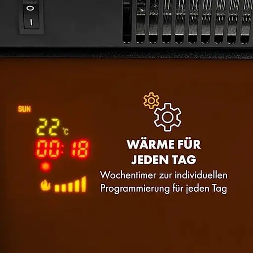 Електричний камін Klarstein Verbier 2000 Вт (10034396) - фото 8