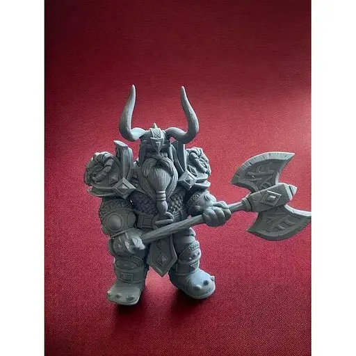 Фигурка коллекционная Warhammer Король Гномов размер 130 мм фигурка в подарок - фото 2