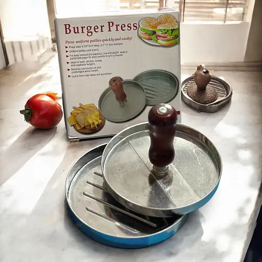 Прес для бургерів і котлет ручна пресформа для гамбургерів форма для ідеальних котлет, Kitchen Master 87936 - фото 5