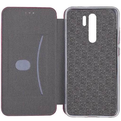 Чохол-книжка Classy для Xiaomi Redmi 9 шкіряний бордовий - фото 3