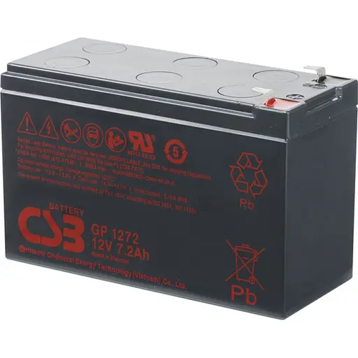 Аккумулятор CSB AGM 12V (12V/7.2Ah/86.4Wh) (GP1272F2-25W) [154008] - фото 1