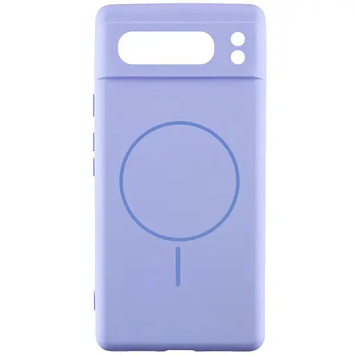Чохол Silicone Cover Lakshmi Full Camera (AA) with MagFit для Google Pixel 8 Pro Бузковий / Dasheen - фото 1
