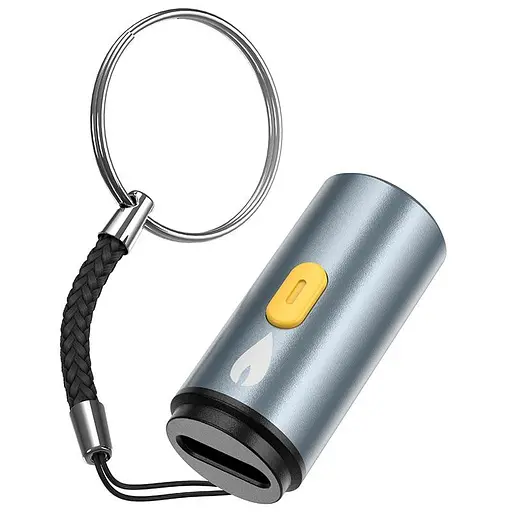 Переходник - зажигалка HOCO UA38 Type-C to cigarette lighter adapter серый - фото 2