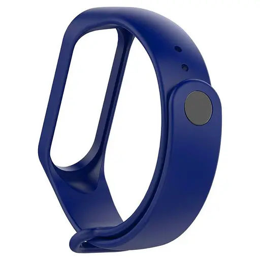 Силиконовый ремешок для Xiaomi Mi Band 3/4 Синий / Sapphire blue