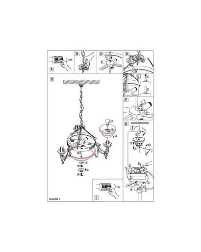 Люстра підвісна Eglo 85857 Marbella - фото 4