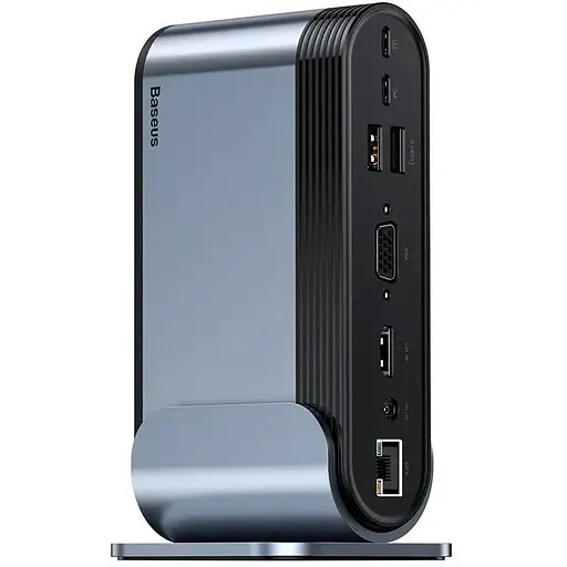 Адаптер Baseus Working Station Three-Screen Multifunctional Type-C Hub Adapter CAHub-DG0G - фото 1