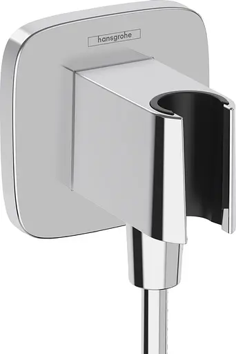 Шлангове під'єднання Hansgrohe FixFit Porter Q з тримачем Chrome 26887000, Хром - фото 1