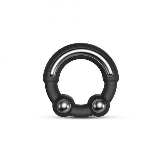 Эрекционное кольцо Dorcel Stronger Ring 3.5 см черный - фото 4