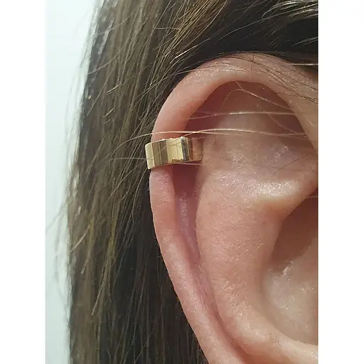 Золота сережка-кафф на хелікс Столична Ювелірна Фабрика. 110853Я - фото 2