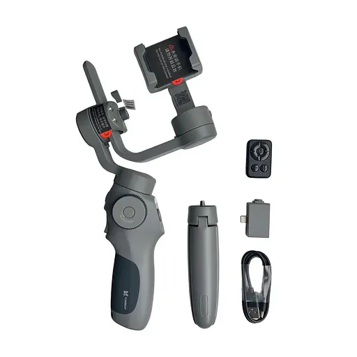 Стедикам Funsnap Capture 5 Combo - профессиональный стабилизатор с AI-трекингом / 3-осевой / аккумулятор 2 х 2600 мАч / до 18 часов работы - фото 4