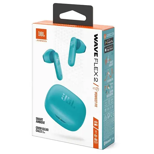 Bluetooth-гарнітура JBL Wave Flex 2 Blue (JBLWFLEX2BLU) - фото 5