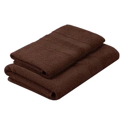 Набір рушників махрових Ardesto Splendid 50х90 см 70х140 см 2 шт. 100% бавовна коричневий (ART2359BR)  - фото 2