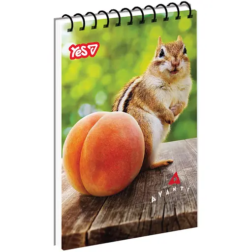 Зошит для записів Yes А7 Chipmunk and peach 80 аркушів (152561)
