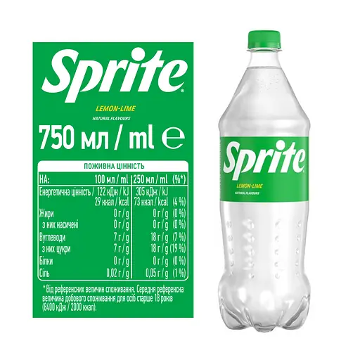 Напиток Sprite безалкогольный сильногазированный 750 мл - фото 4