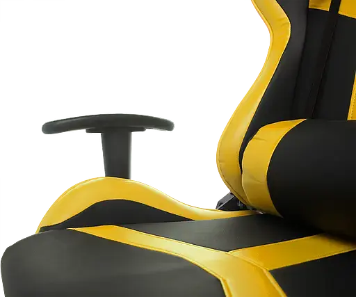 Геймерское кресло GT Racer черное с желтым (X-2527 Black/Yellow) - фото 9