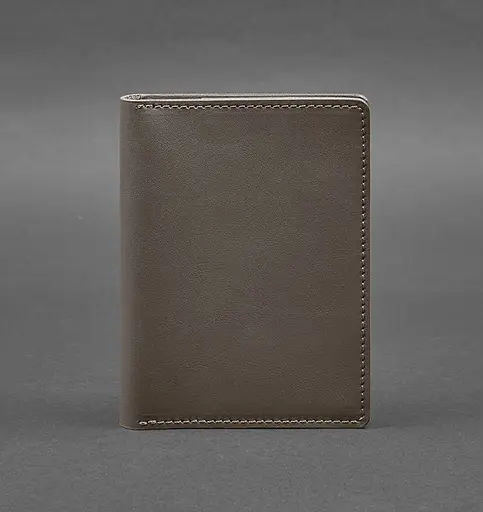 Кожаная обложка-органайзер для документов 6.1 темно-бежевый краст - фото 1