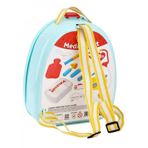 Іграшка "Набір лікаря в рюкзаку" ТехноК 8638, 13 предметів - фото 2