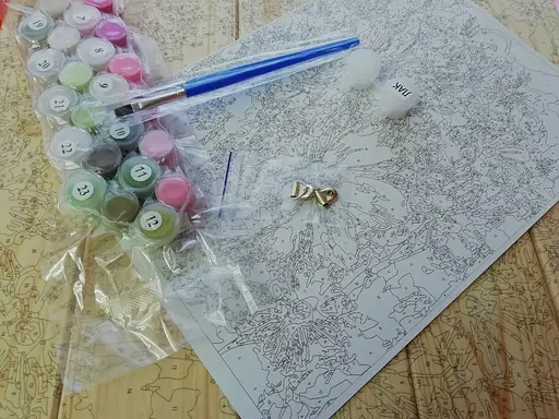 Картина по номерам на дереве Зимовий ліс ArtStory 30х40 см різнокольорова 000221586 - фото 3