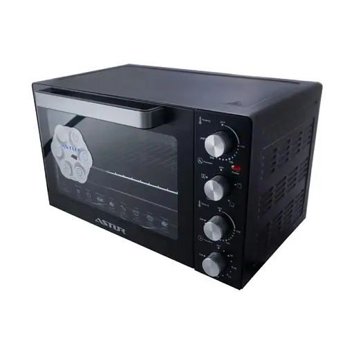 Духовка Astor CZ-2146 46 л конвекція чорна - фото 3