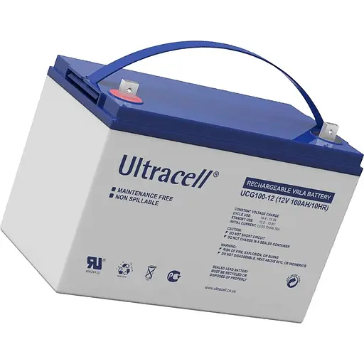 Аккумулятор Ultracell UCG100-12 GEL 12V/100Ah/1200Wh [112077] - фото 2
