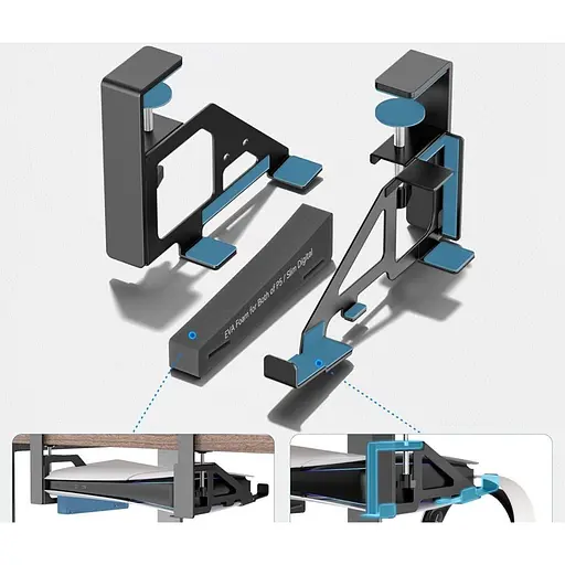 Крепление под стол OIVO для Sony PlayStation 5 (NG-P5317X) [129245] - фото 5