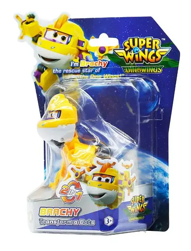 Ігрова фігурка-трансформер Super Wings Transform-a-Bots Брахі (Brachy) 5 см (YW790043) - фото 4
