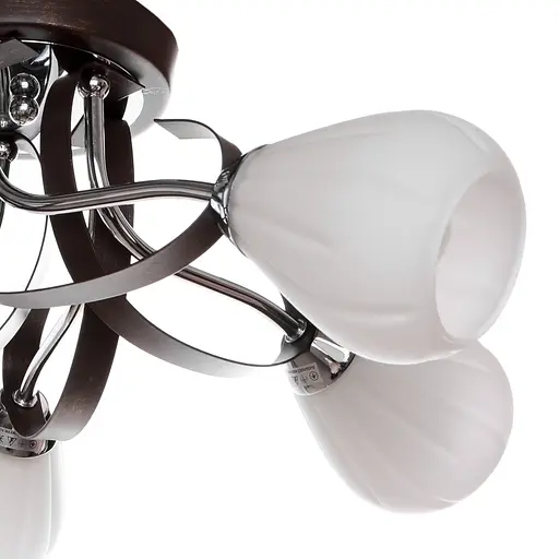 Люстра стельова Brille класична E14 40W CH (LK-274C/5) - фото 3