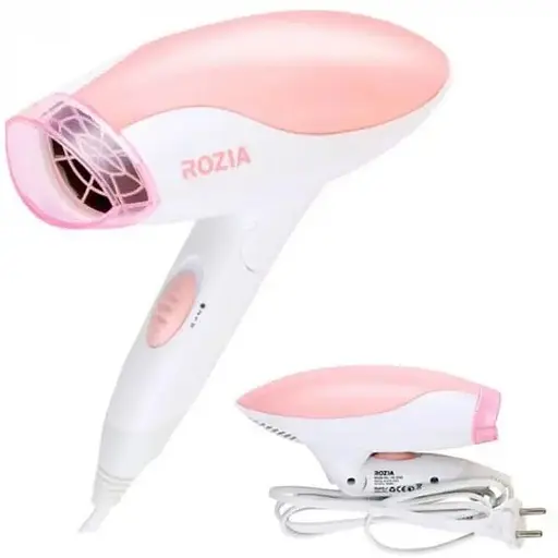 Фен для сушки укладки волос Rozia HC-8150 мощный маленький качественный - фото 1