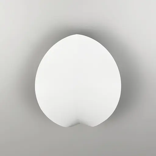 Белое бра в виде листика 18х15 см Line F Арт. WB11/1 WT - фото 7