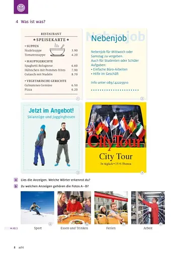 Dabei! A2.1. Kursbuch mit Audios online - фото 4