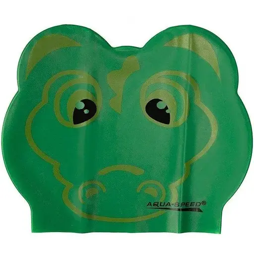 Шапочка для плавання Aqua Speed Zoo Latex Crocodile Зелений (1000-116-crocodile)