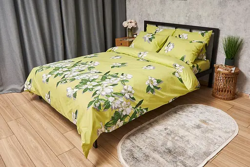 Комплект постельного белья Moon&Star Бязь Gold Люкс Wisteria King Size 220x240 наволочки 2х50х70 - фото 1