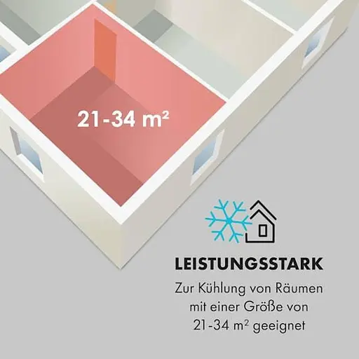 Мобильный кондиционер Klarstein Pure Blizzard Smart 9k (10035807) - фото 5