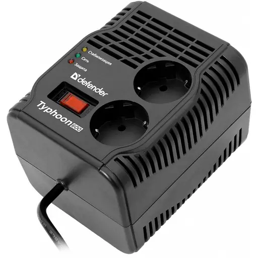 Мережевий фільтр Defender AVR Typhoon 600 (99032)