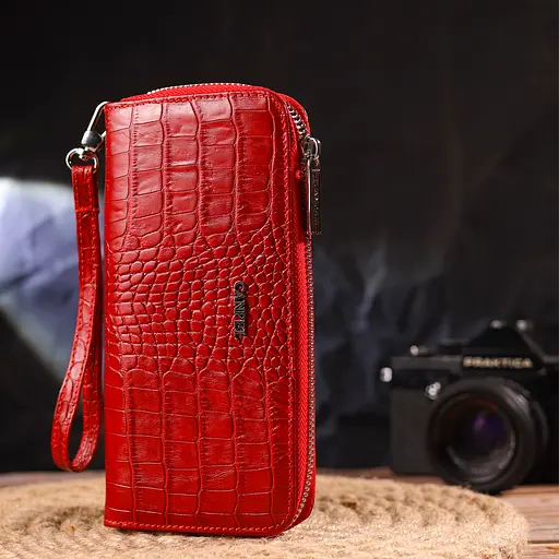 Женский кожаный кошелек Canpellini 19х9.5х2.5 см acs0025129 - фото 6