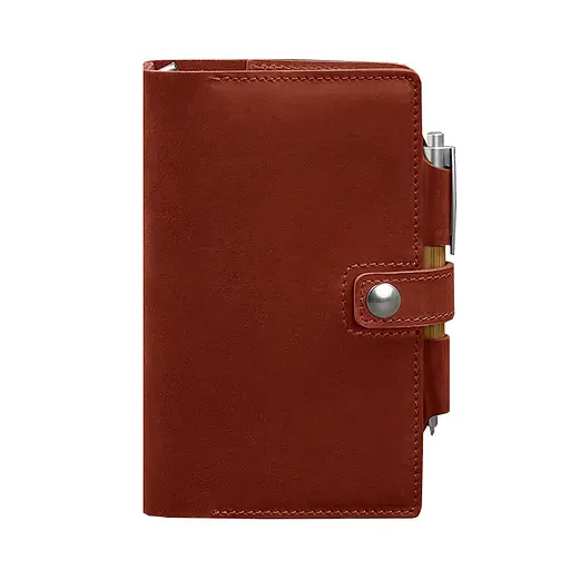 Жіночий шкіряний блокнот (Софт-бук) 4.0 кораловий - фото 7