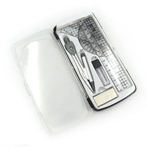 Готовальня, 7 предметів, у футлярі, 715