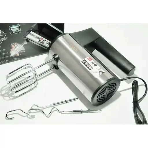 Ручний кухонний міксер RAF R.6629 5 швидкостей 800 Вт з насадками для замішування тіста - фото 4