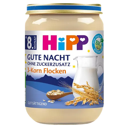 Набір: молочна каша HiPP Гречана 250 г + органічна каша HIPP молочна 3 Злаки На добраніч 190 г  - фото 3