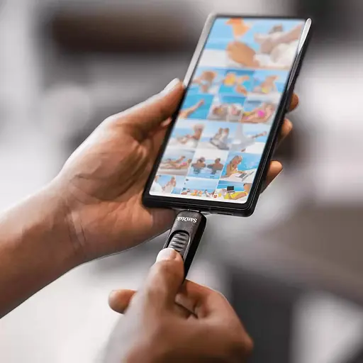 Flash SanDisk USB 3.2 Gen1 Ultra Slider Type-C 1Tb (400 Mb/s) - фото 6