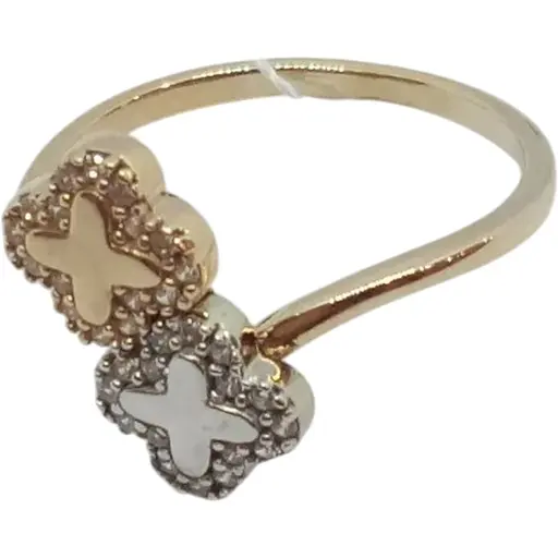 Золотое кольцо Империя золота с фианитами. КВ1167КИ 17