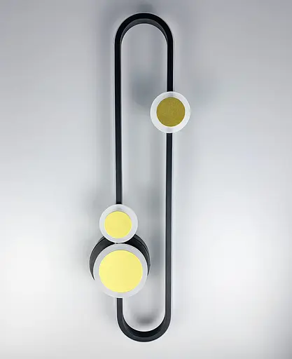 Бра у видовженому чорному корпусі Арт. DE 16C/1 Line F - фото 6