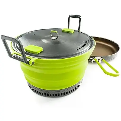 Набір посуду GSI Outdoors Escape 3l Pot + Frypan (1099-50236) - фото 1