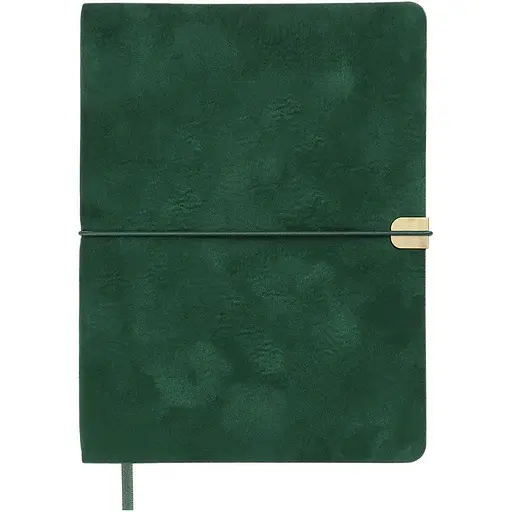 Ежедневник недатированный Buromax Velour A5 искусственная кожа 336 страниц зеленый (BM.20770-04)