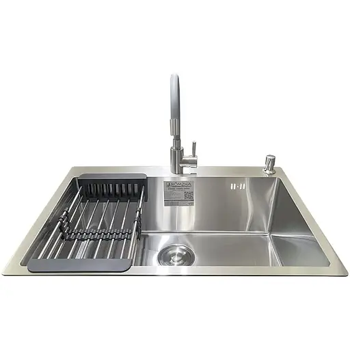 Комплект мойка + смеситель Romzha Arta U-650S Max (C) - фото 3